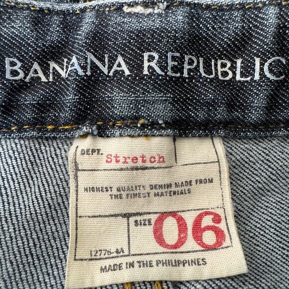 2006 Banana Republic Bootcut Low Rise Dark Washed Jeans Size 6 - Picture 9 of 9